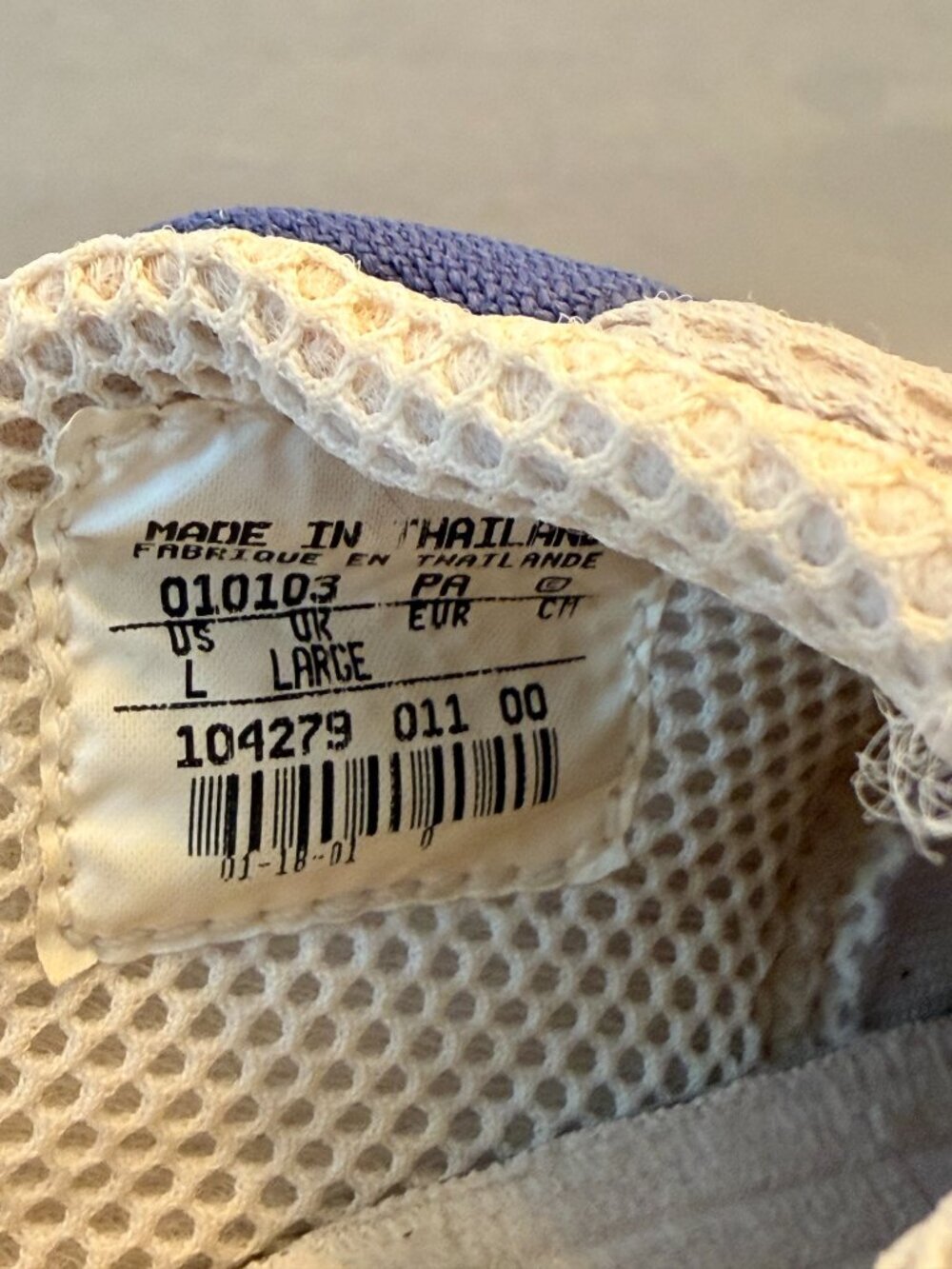 Vintage Nike Air Presto Chanjo Slip-On Shoes Men’s Large White Blue 104279-011 - Picture 5 of 5